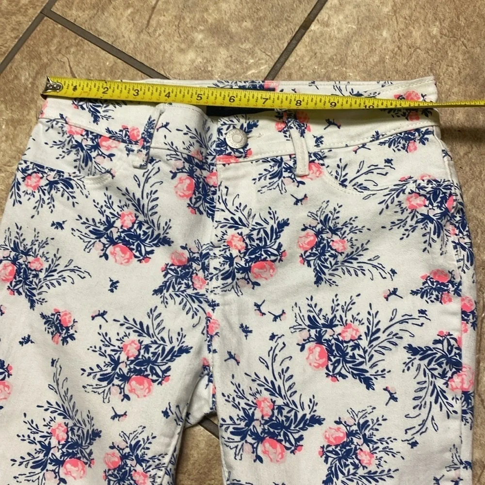 Girl’s Old Navy Rockstar size 10 Floral Jeggings Casual Denim Back to  School